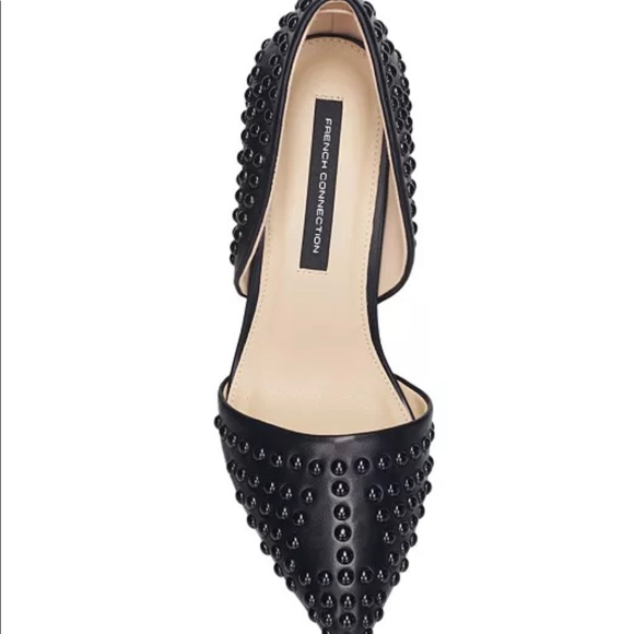 NWT! French connection studded heels in black. Size 10, 11 - Picture 2 of 4